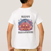 Halloween-Kürbis T-Shirt (Rückseite)