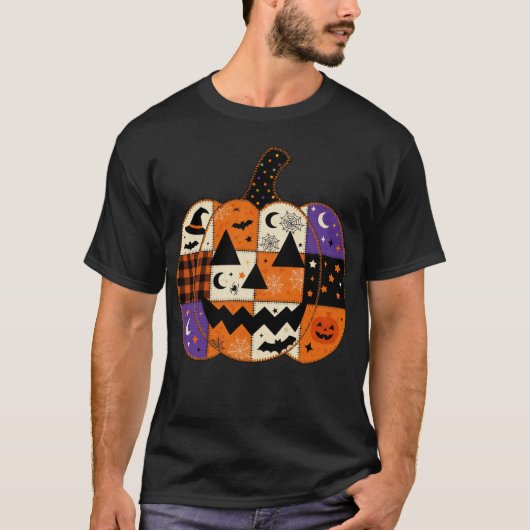 Halloween-Kürbis T-Shirt (Vorderseite)