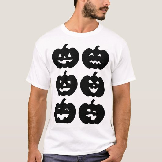 Halloween-Kürbis            T-Shirt (Vorderseite)