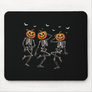 Halloween-Kürbis-Tanz-Skelett-Kostüm Frauen M Mousepad