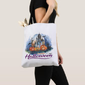 Halloween-Kürbis Tasche (Von Nahem)