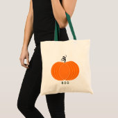Halloween-Kürbis-Tasche Tragetasche (Vorderseite (Produkt))