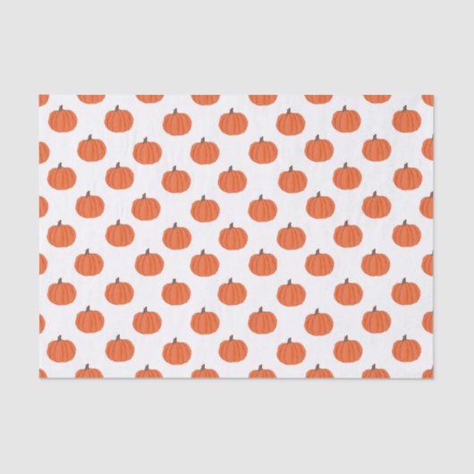 Halloween Kürbis Taschentuch Seidenpapier (Vorderseite)