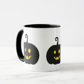 Halloween-Kürbis Tasse (Vorderseite Links)