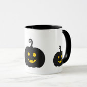 Halloween-Kürbis Tasse (VorderseiteRechts)