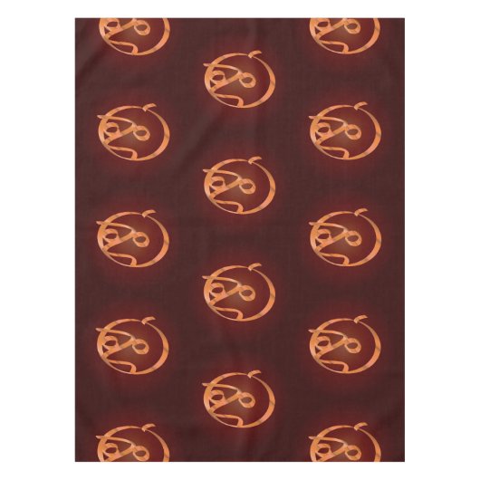 Halloween-Kürbis Tischdecke (Vorderseite)