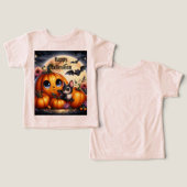 Halloween Kürbis und Fledermäuse (Design Vorderseite & Rückseite)