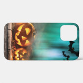 Halloween Kürbis und Fledermäuse Case-Mate iPhone Hülle (Rückseite (Horizontal))