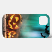 Halloween Kürbis und Fledermäuse Case-Mate iPhone Hülle (Rückseite (Horizontal))