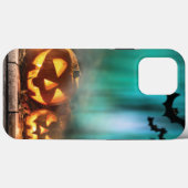 Halloween Kürbis und Fledermäuse Case-Mate iPhone Hülle (Rückseite (Horizontal))
