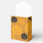 Halloween Kürbis und Fledermäuse Geschenkschachtel (Geöffnet)