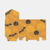 Halloween Kürbis und Fledermäuse Geschenkschachtel (Ungefaltet)
