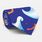 Halloween Kürbis und spuke Spinnen Krawatte (Gerollt)