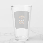 Halloween-Kürbis verliebt sich Glas (Rückseite)