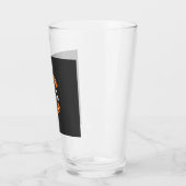 Halloween-Kürbis verliebt sich Glas (Links)