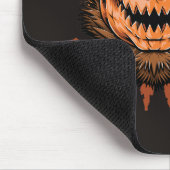Halloween-Kürbis-Vogelscheuchen-Design Mousepad (Ecke)