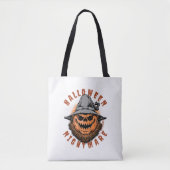 Halloween-Kürbis-Vogelscheuchen-Design Tasche (Vorderseite)