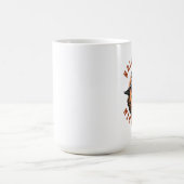 Halloween-Kürbis-Vogelscheuchendesign Kaffeetasse (Mittel)
