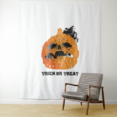 Halloween-Kürbis Wandteppich (Beispiel)