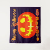 HALLOWEEN-KÜRBIS WANDTEPPICH (Vorderseite)