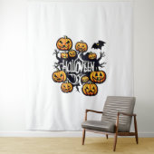 Halloween-Kürbis Wandteppich (Beispiel)