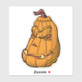 Halloween-Kürbisbild Aufkleber