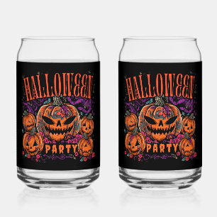 Halloween, Kürbiscoven blüht, Gothic Dosenglas