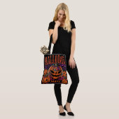 Halloween, Kürbiscoven blüht, Gothic Tasche (Am Model)