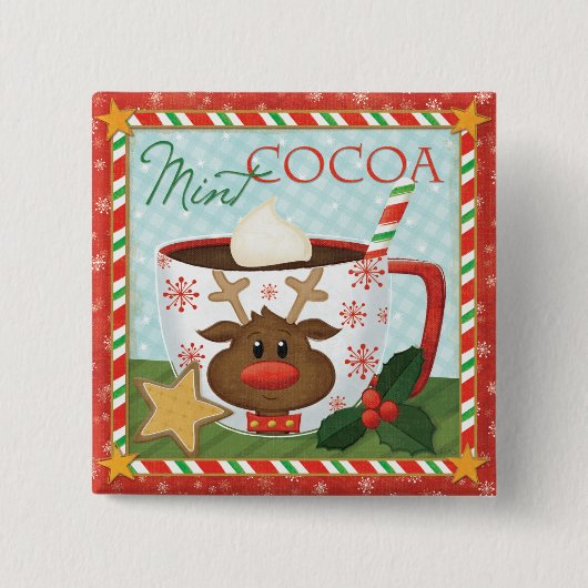 Halloween-Kürbise auf Friedhof Button (Vorderseite)