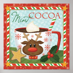 Halloween-Kürbise auf Friedhof Poster