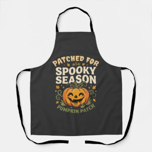 Halloween-Kürbisfeld-Lächeln Schürze