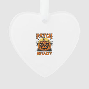Halloween-Kürbisfeld Vintage-Jack-O-Lantern-Shi Ornament