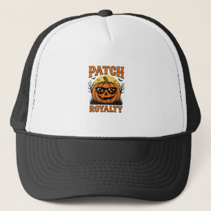 Halloween-Kürbisfeld Vintage-Jack-O-Lantern-Shi Truckerkappe