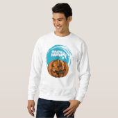 Halloween Kürbisgesicht für Herrenhemden Kostüm Sweatshirt (Vorne ganz)