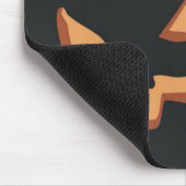 Halloween - Kürbisgesicht Mousepad (Ecke)