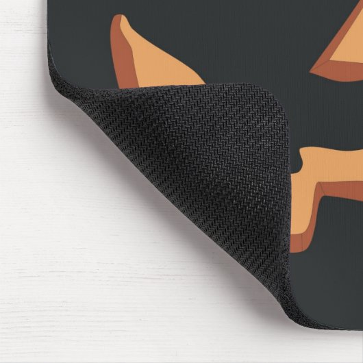 Halloween - Kürbisgesicht Mousepad (Ecke)