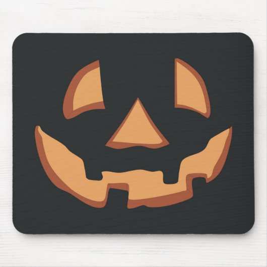 Halloween - Kürbisgesicht Mousepad (Vorne)