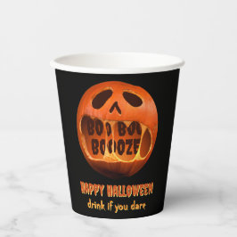 Halloween Kürbisgesicht Party Papiertasse Pappbecher
