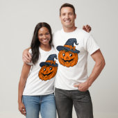 Halloween-Kürbisgesicht T-Shirt (Unisex)