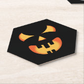 Halloween-Kürbisgesicht Untersetzer (angewinkelt)