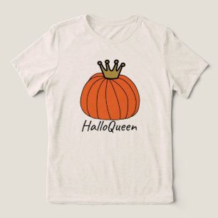 Halloween-Kürbiskönigin Halloqueen Tri-Blend Shirt