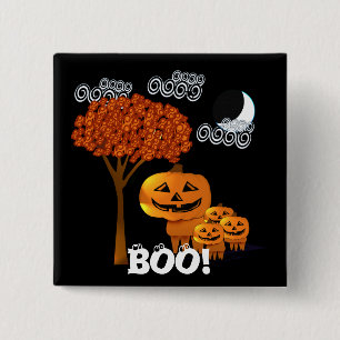 HALLOWEEN-KÜRBISKÖPFE Button
