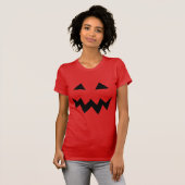 Halloween-Kürbiskopfgesichts-Party-Shirt für T-Shirt (Vorne ganz)
