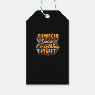 Halloween-Kürbiskuchen und alles Fein Geschenkanhänger