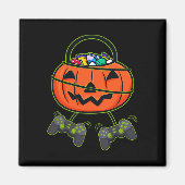 Halloween Kürbislaterne Candy Basket Controller Magnet (Vorne)