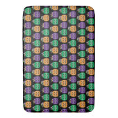 Halloween Kürbislaterne Candy Pail Badematte (Vorderseite Vertikal)