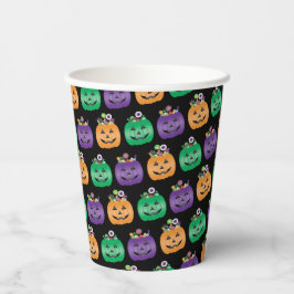 Halloween Kürbislaterne Candy Pail Pappbecher