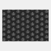 Halloween-Kürbislaterne Geschenkpapier Set (Vorderseite)
