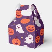 Halloween-Kürbislaterne Geschenkschachtel (Rückseite)