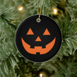 Halloween-Kürbislaterne Keramik Ornament